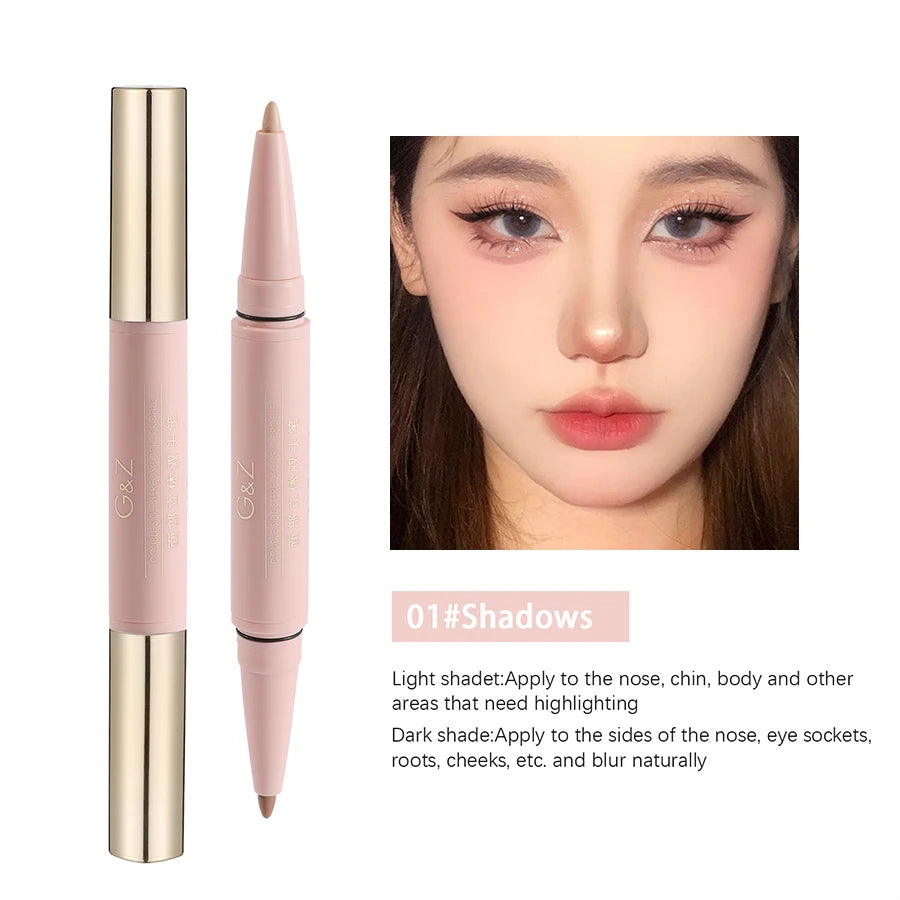 G&Z 2-in-1 Contour & Highlight Pen – Dual Head Facial Shaping Stick