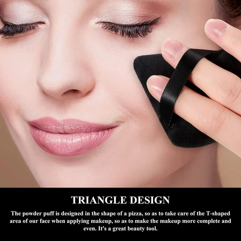 مجموعة فرش مكياج صغيرة من LuxuryGlow، 10 ألوان، مجموعة سفر محمولة مع إسفنجة وأدوات