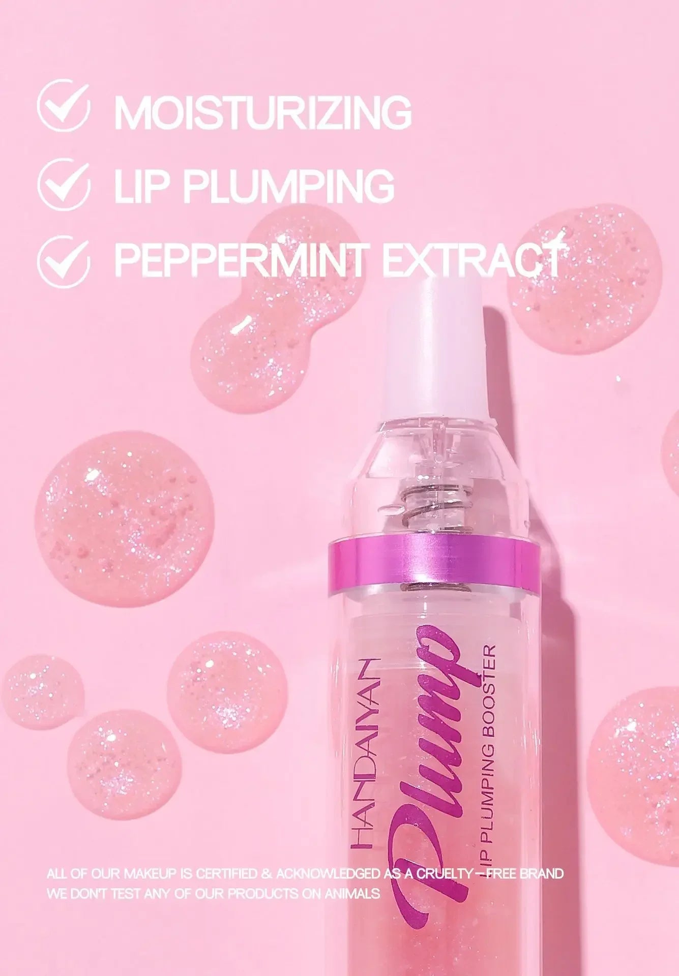 LuxuryGlow PLUMP POUT™ High-Shine Lip Plumping Gloss – Fuller Lips Instantly