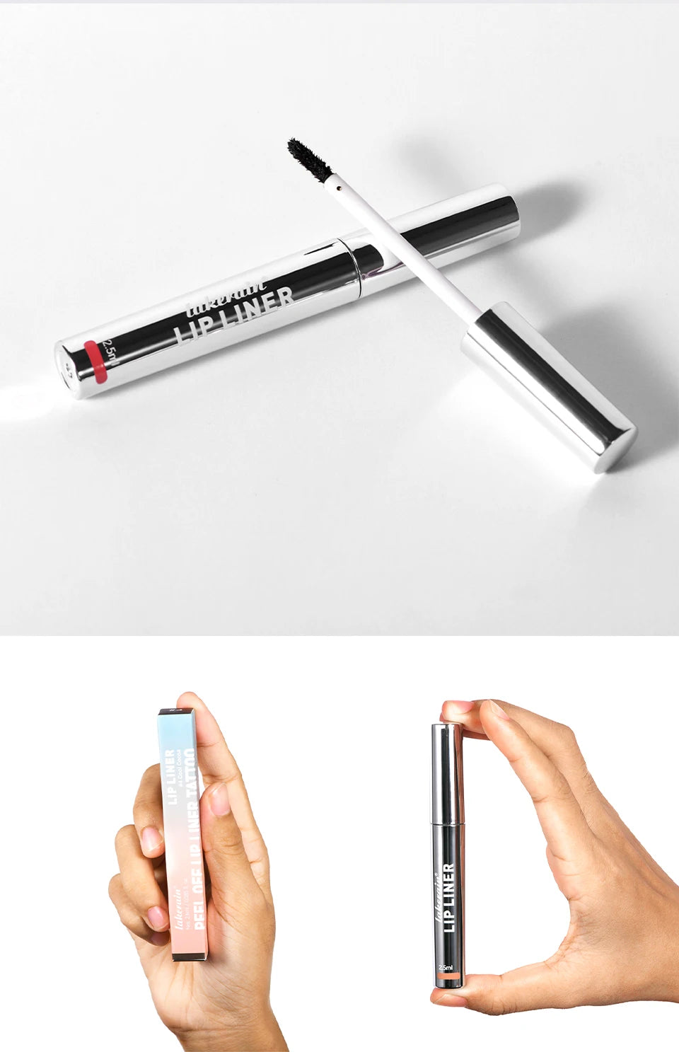 Delineador de labios Peel-Off Tattoo de ibcccndc: tinte mate resistente al agua y de larga duración
