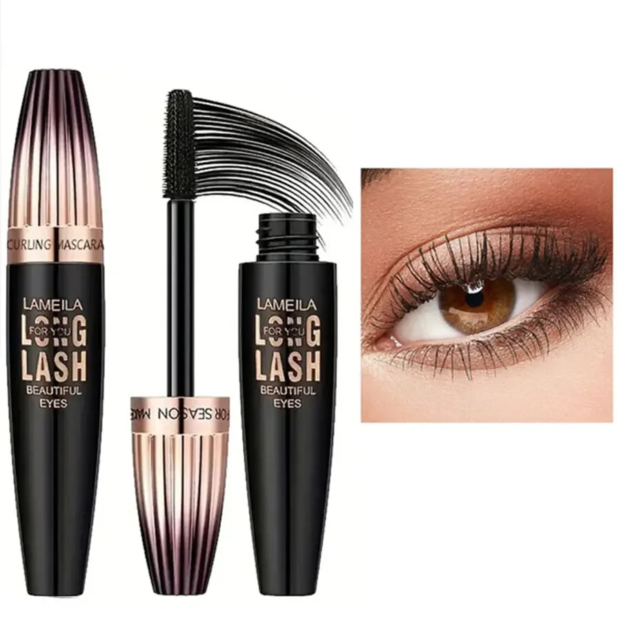 LANBENA Waterproof 4D Mascara – Smudge-Proof, Thickening & Long-Lasting Curl (9g)