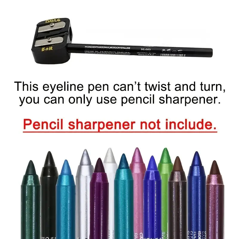 LuxuryGlow Silkworm Pearlescent Eyeshadow & Eyeliner Gel Pen – Waterproof, High Gloss
