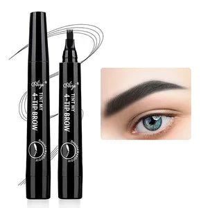 LuxuryGlow 4-Pronged Eyebrow Pencil – Waterproof, Long-Lasting, Smudge-Proof Brow Enhancer