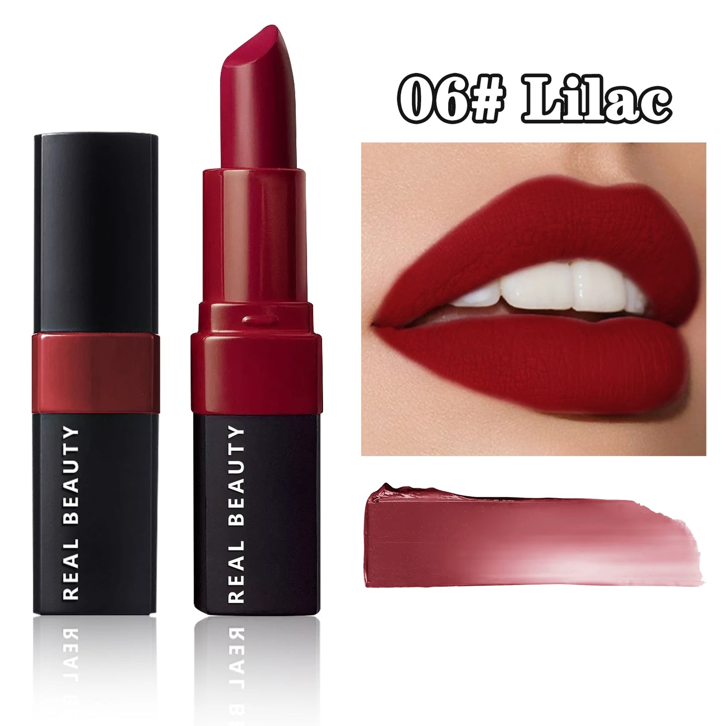 LuxuryGlow Matte Long-Lasting Waterproof Lipstick – Hydrating, High Pigment Lip Color