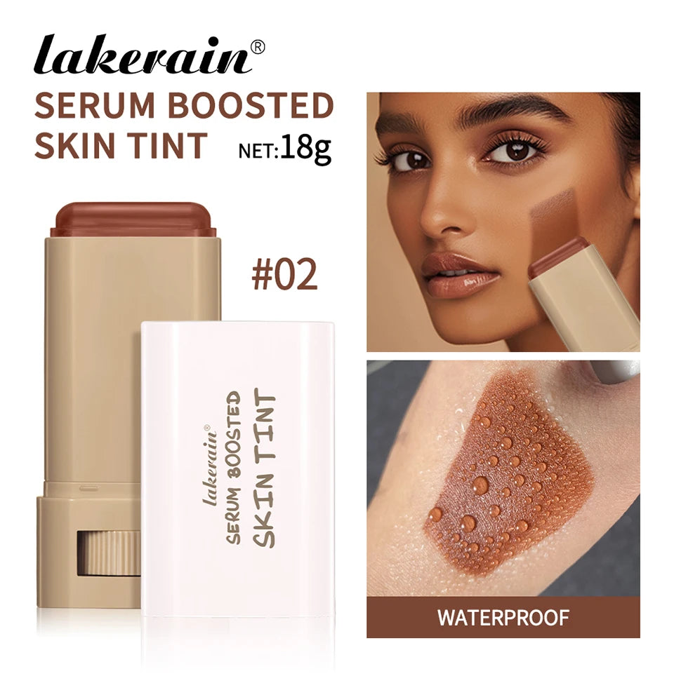 Lakerain Eraser Foundation Stick – Serum-Infused Skin Tint for Flawless, Hydrated Coverage