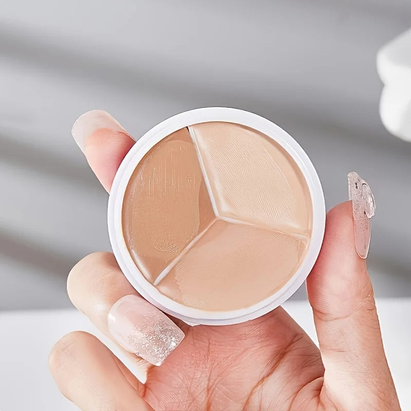 Paleta de correctores a prueba de agua LuxuryGlow: cobertura duradera para ojeras y acné