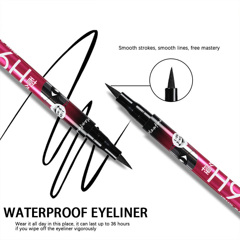 MAXFINE Waterproof Liquid Eyeliner – Long Lasting, Smudge-Proof & Quick Dry Formula