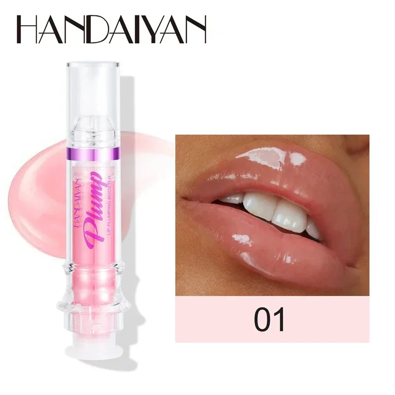 LuxuryGlow PLUMP POUT™ High-Shine Lip Plumping Gloss – Fuller Lips Instantly