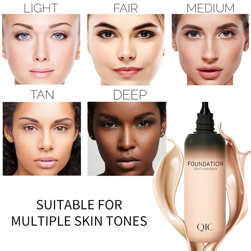 LIDORIA 30ml Waterproof Liquid Foundation – Matte, Oil-Control & Full Coverage