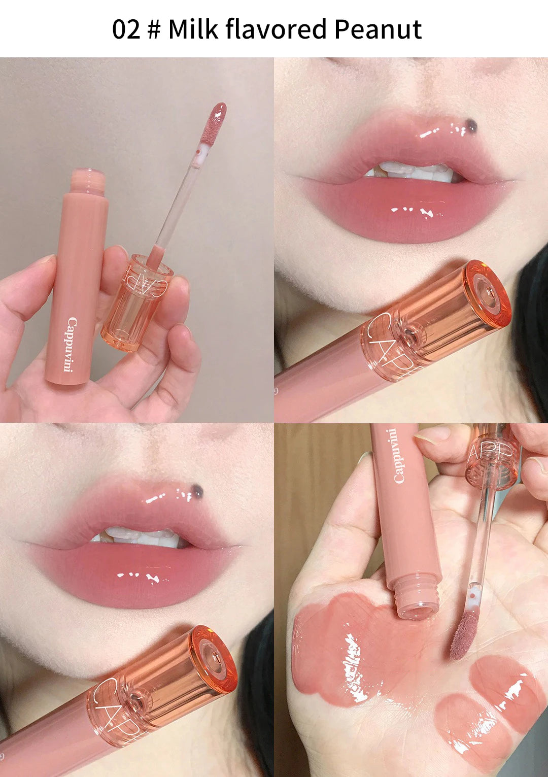 Cappuvini Beauty Juice Lip Glaze: labial hidratante con brillo de espejo