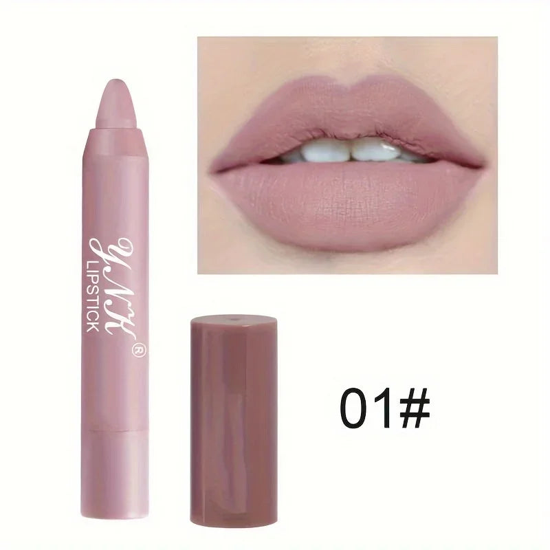 Lápiz labial mate LuxuryGlow Velvet | Tinte labial nude resistente al agua y de larga duración