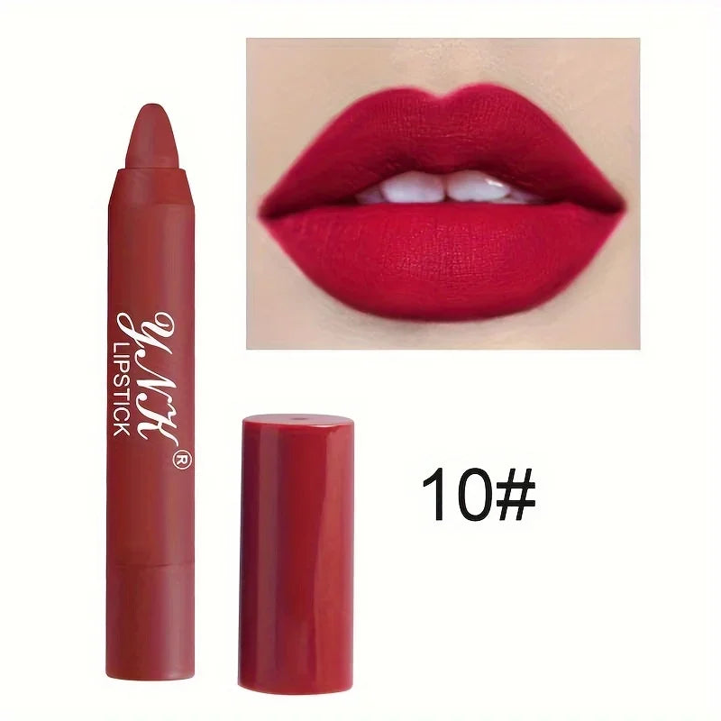 Lápiz labial mate LuxuryGlow Velvet | Tinte labial nude resistente al agua y de larga duración