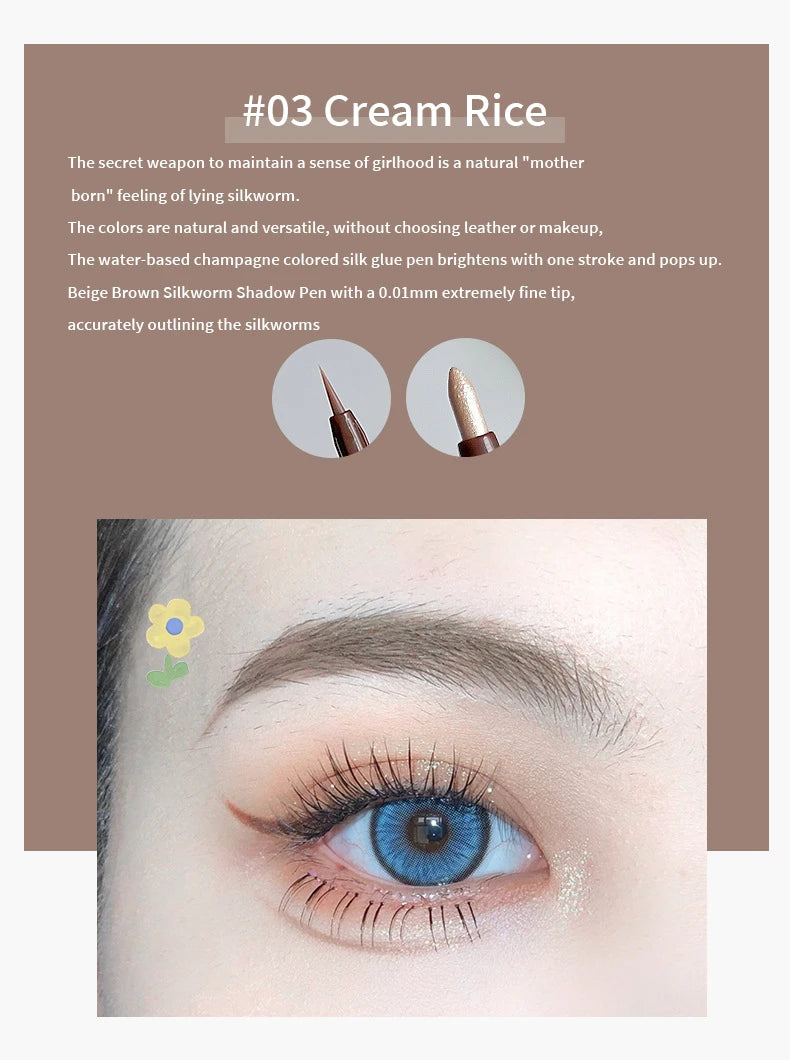 MAXFINE Double-Head Eyeliner Pen – Waterproof Fine Tip & Eye Brightener