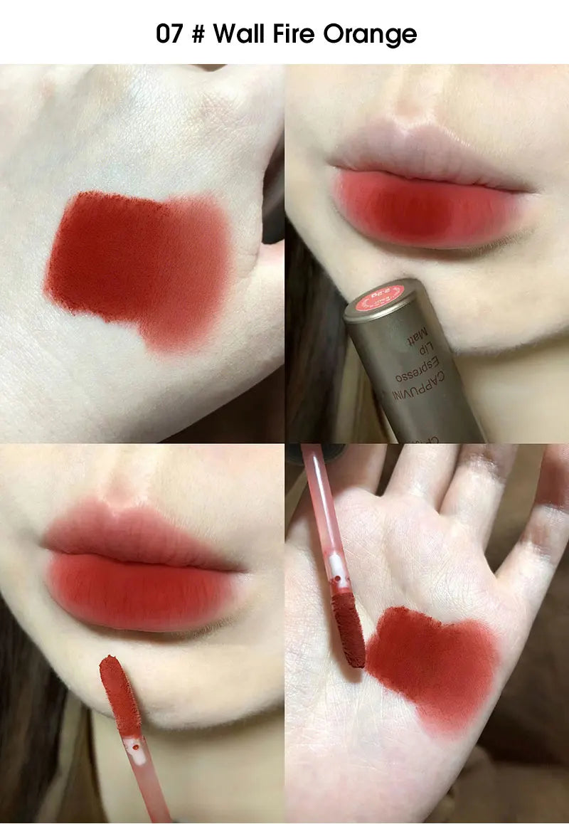 Cappuvini Velvet Matte Lip Gloss – Waterproof, Smudge-Proof & Long-Lasting