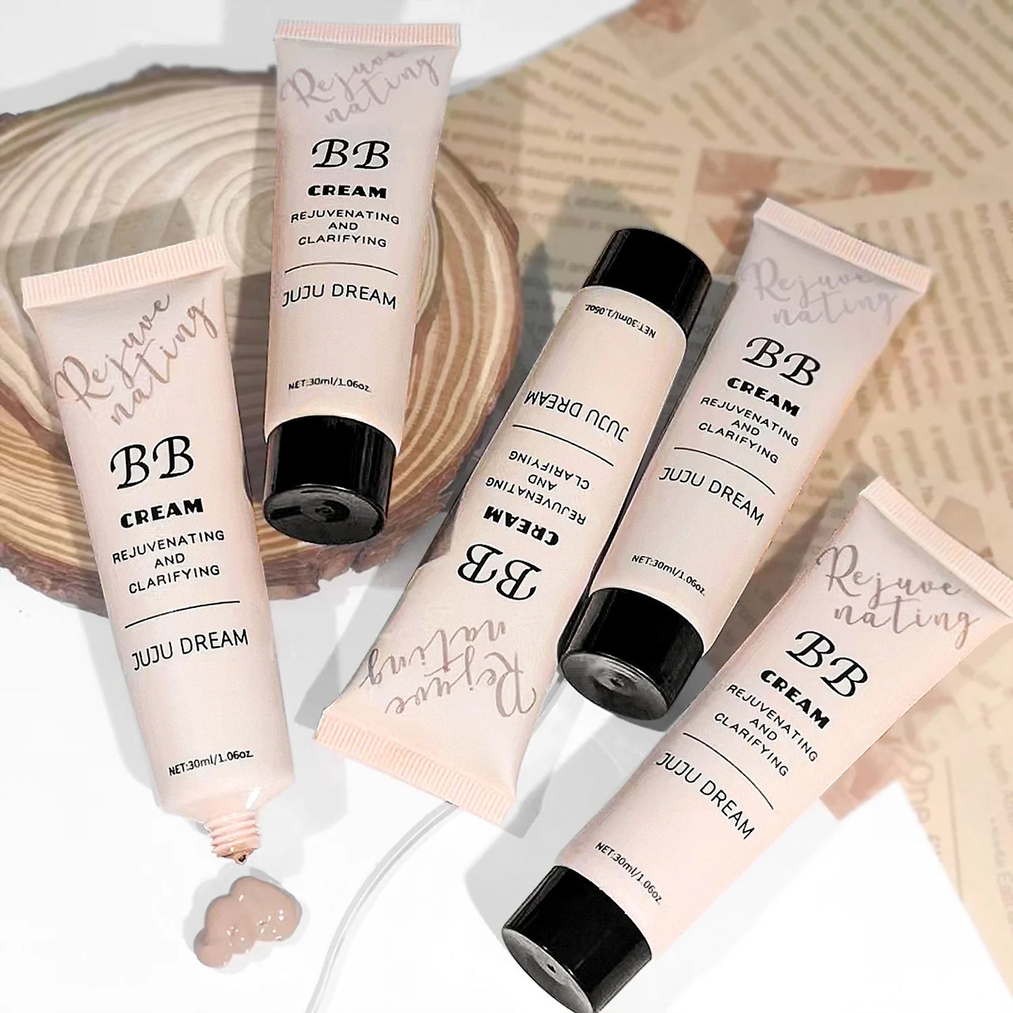 JUJU Dream BB Cream — Moisturizing, Oil Control & Long-Lasting Foundation