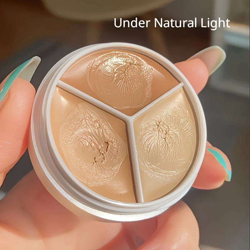 Paleta de correctores a prueba de agua LuxuryGlow: cobertura duradera para ojeras y acné