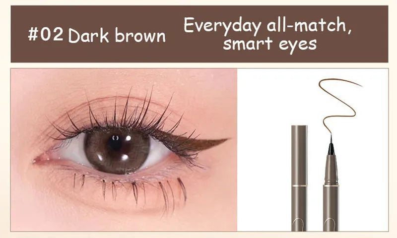 JUDYDOLL Ultra-Fine Waterproof Eyeliner – Smudge-Proof, Long-Lasting, Fast-Drying Liquid Pen