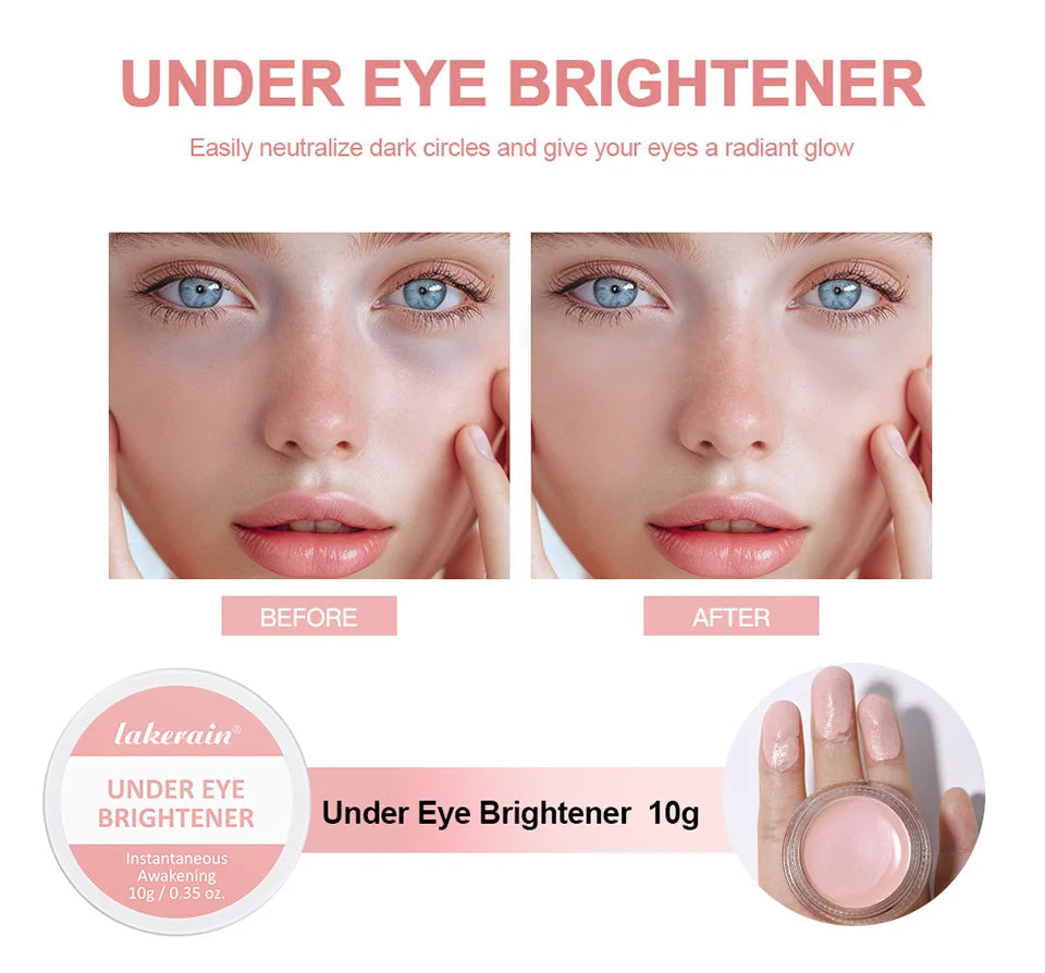 Lakerain Under Eye Brightening Cream – Conceals Dark Circles & Fine Lines | Radiant Glow