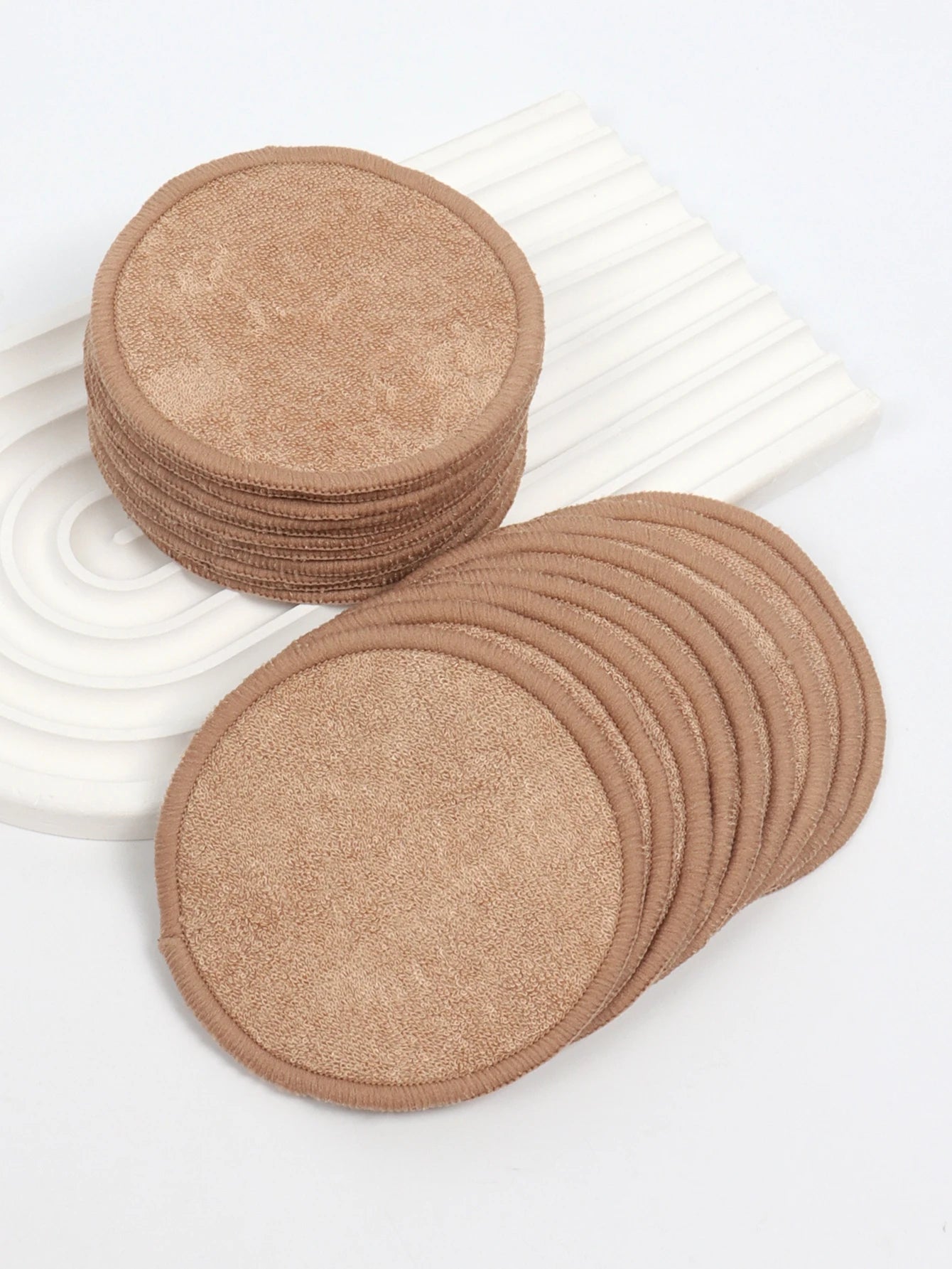 LuxuryGlow Reusable Makeup Remover Pads – 5/10/20 Pack Washable Face Puffs