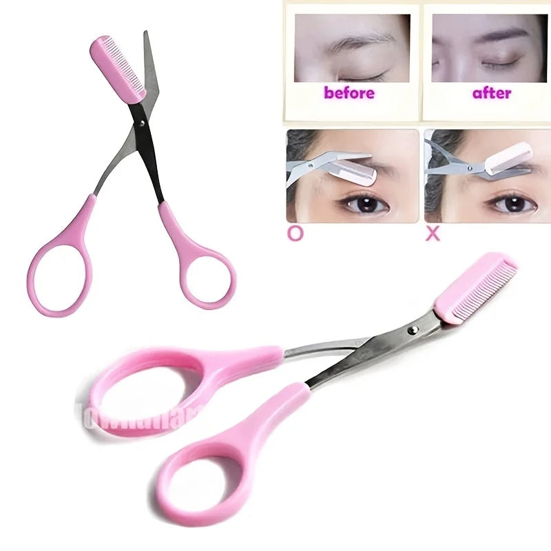 WRDEW Precision Stainless Steel Eyebrow Trimmer – Multifunction Hair Shaper