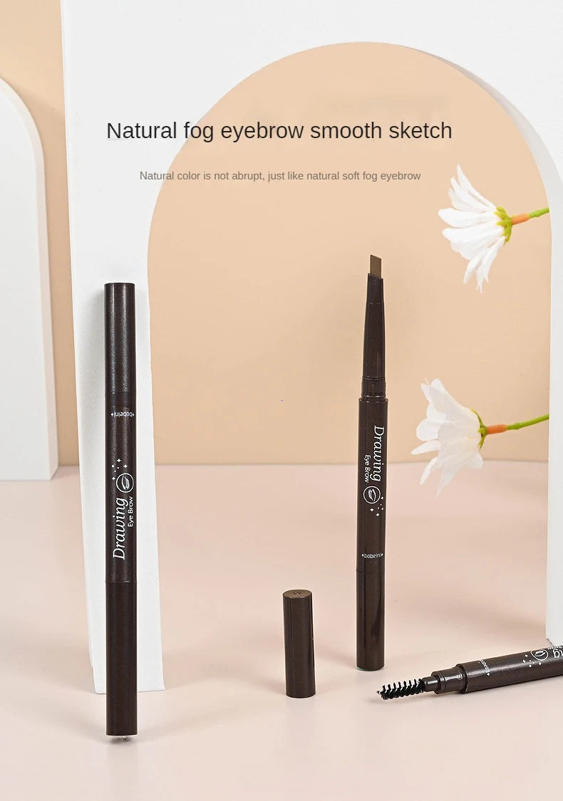 LuxuryGlow 2-in-1 Waterproof Eyebrow Pencil — Long-Lasting with Brow Brush (5 Colors)