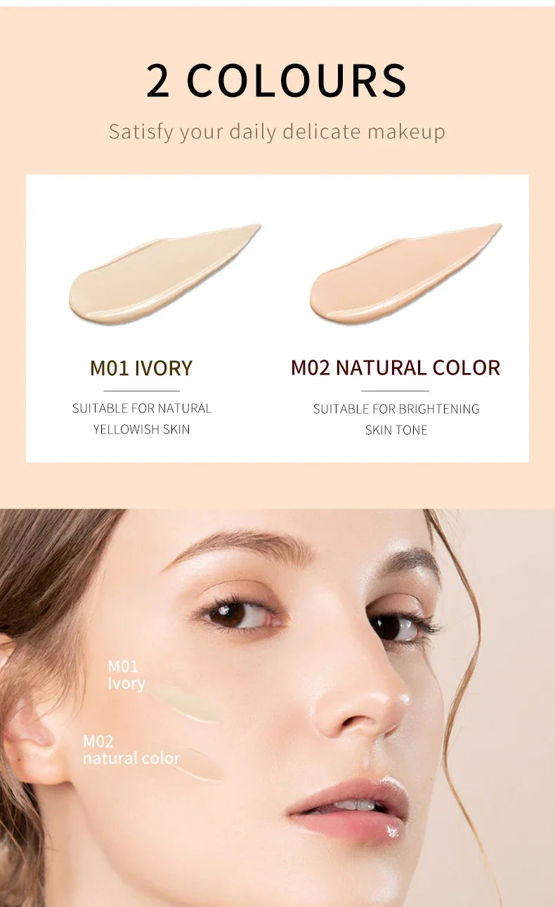 LIDORIA 30ml Waterproof Liquid Foundation – Matte, Oil-Control & Full Coverage