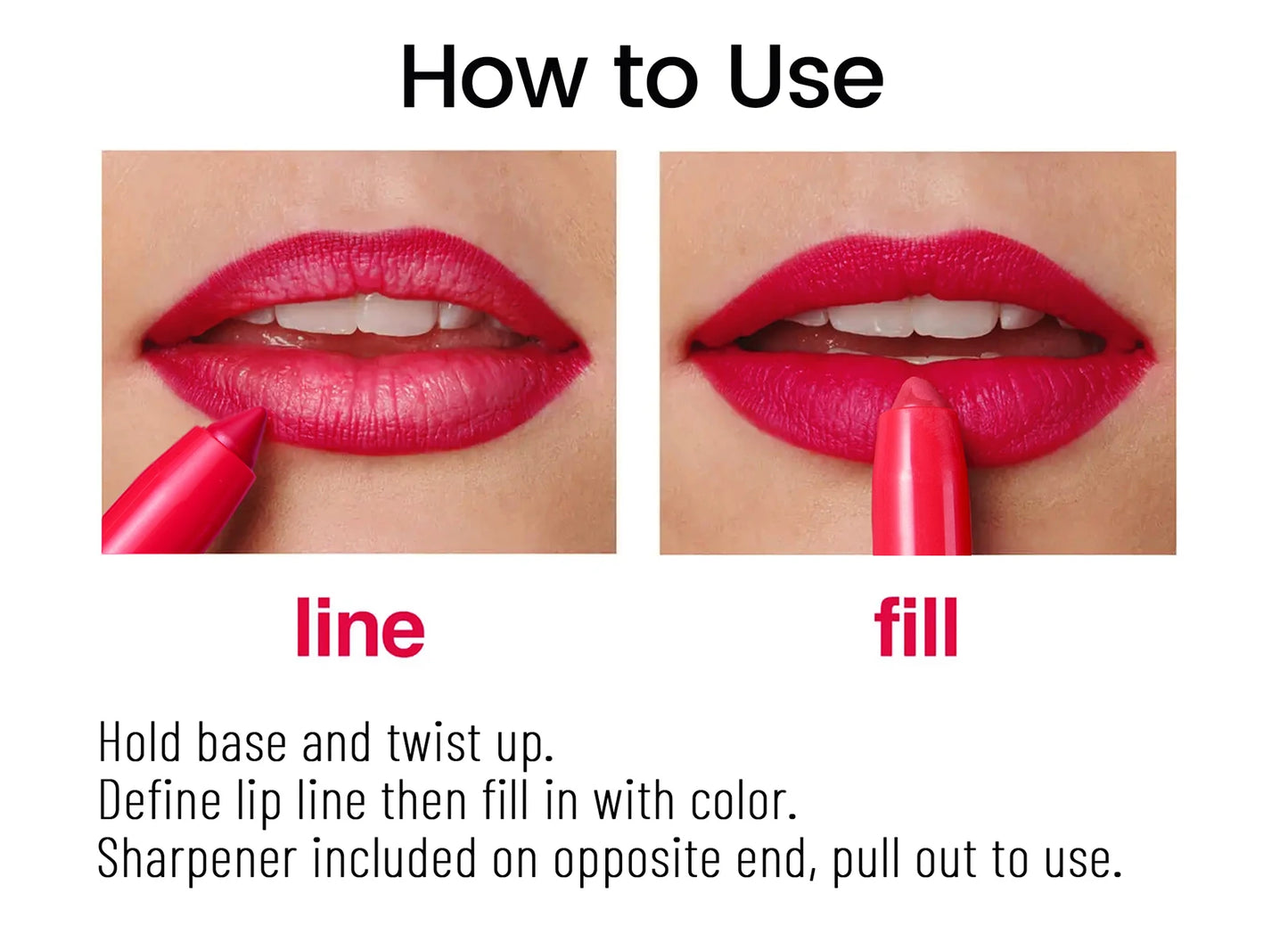 HANDAIYAN Matte Lipstick Pen with Built-In Sharpener – Fadeless & Non-Staining