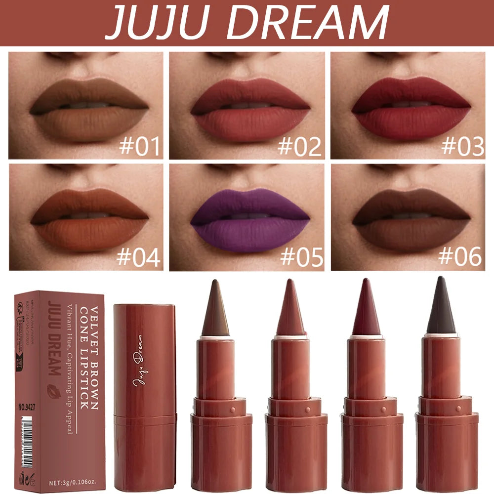 Delineador de labios mate aterciopelado JUJU Dream: duradero, resistente al agua y de aplicación suave.