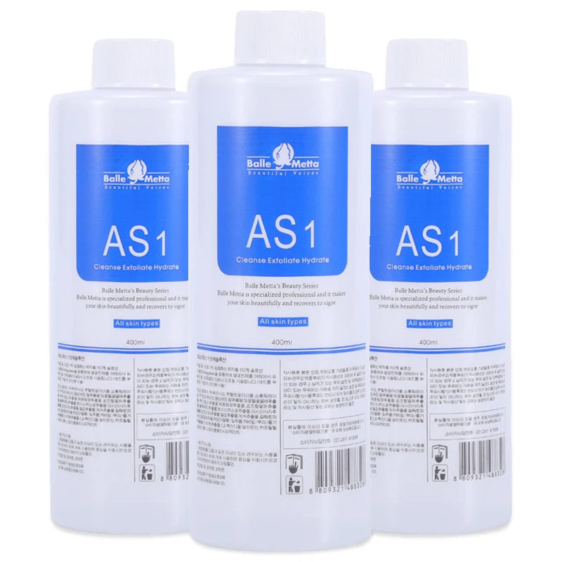Hydra Facial Solution Kit (1200ml) – AS1+SA2+AO3 for Salon Results at Home - LUXURY GLOW