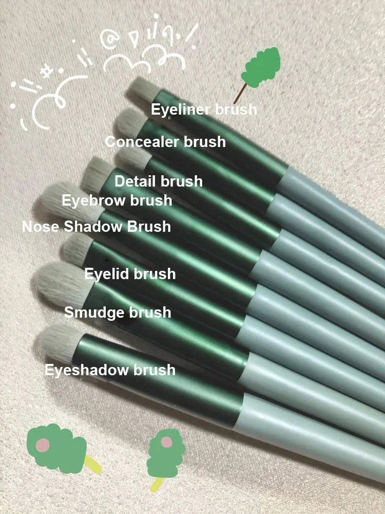 Juego de 13 brochas de maquillaje para mujer, para sombra de ojos, base, colorete, herramientas de maquillaje suaves, bolsa de belleza