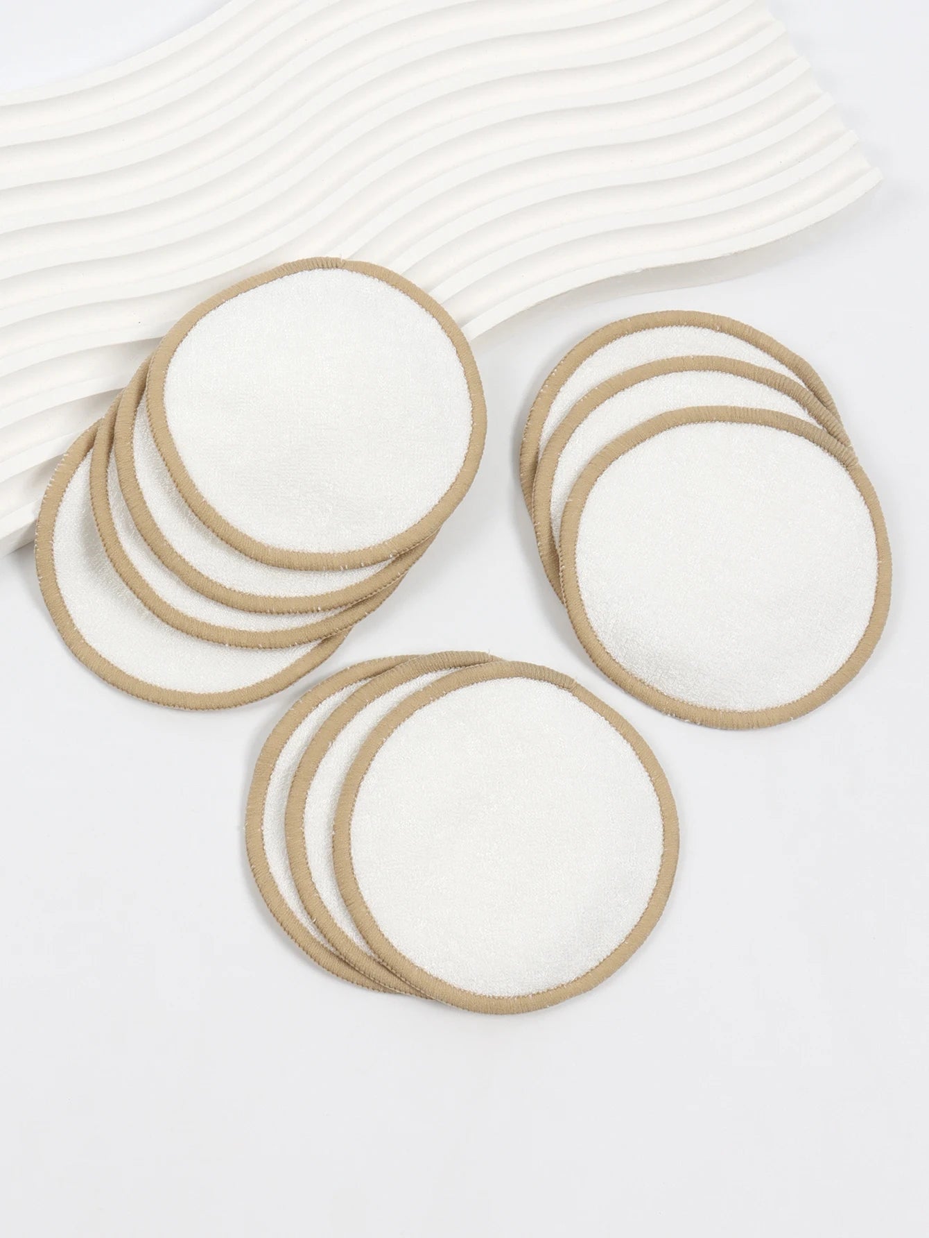 LuxuryGlow Reusable Makeup Remover Pads – 5/10/20 Pack Washable Face Puffs