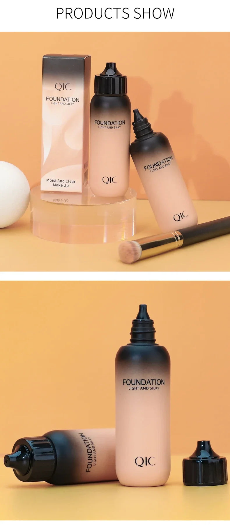 LIDORIA 30ml Waterproof Liquid Foundation – Matte, Oil-Control & Full Coverage