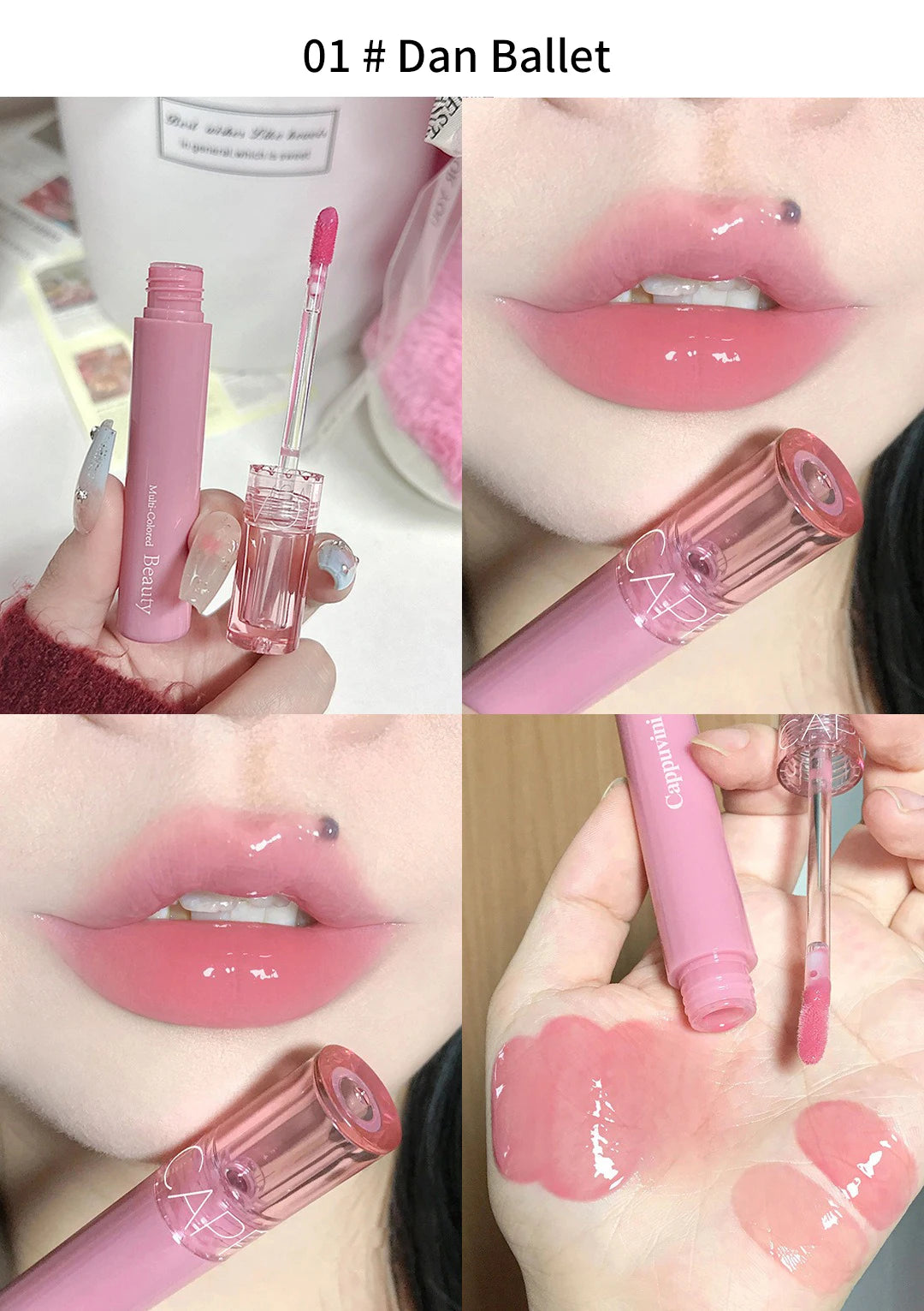 Cappuvini Beauty Juice Lip Glaze: labial hidratante con brillo de espejo
