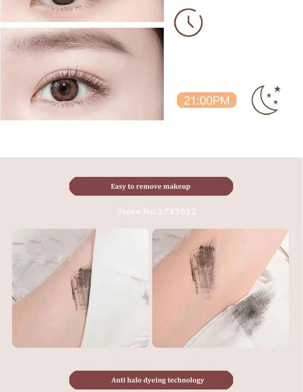 LuxuryGlow Ultra-Fine Brush Head 3D Black Mascara – Lengthening & Waterproof