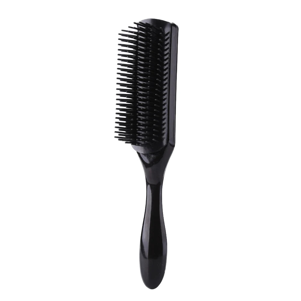 APWIKOGER 9-Row Detangling Hair Brush – Wet & Curly Hair Detangler with Scalp Massager