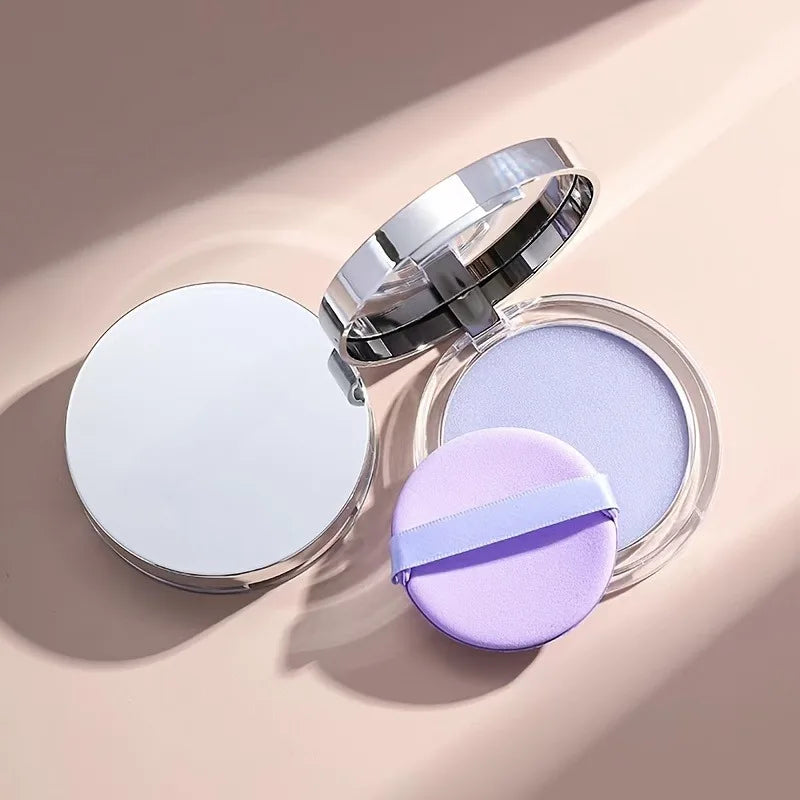 LuxuryGlow Lavender Matte Pressed Powder – Long-Lasting Oil Control Face Compact