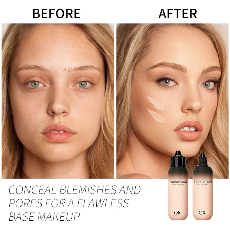 LIDORIA 30ml Waterproof Liquid Foundation – Matte, Oil-Control & Full Coverage