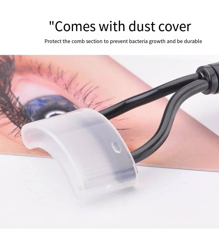 LuxuryGlow Stainless Steel Eyelash Separator & Curler | Metal Teeth Mascara Comb