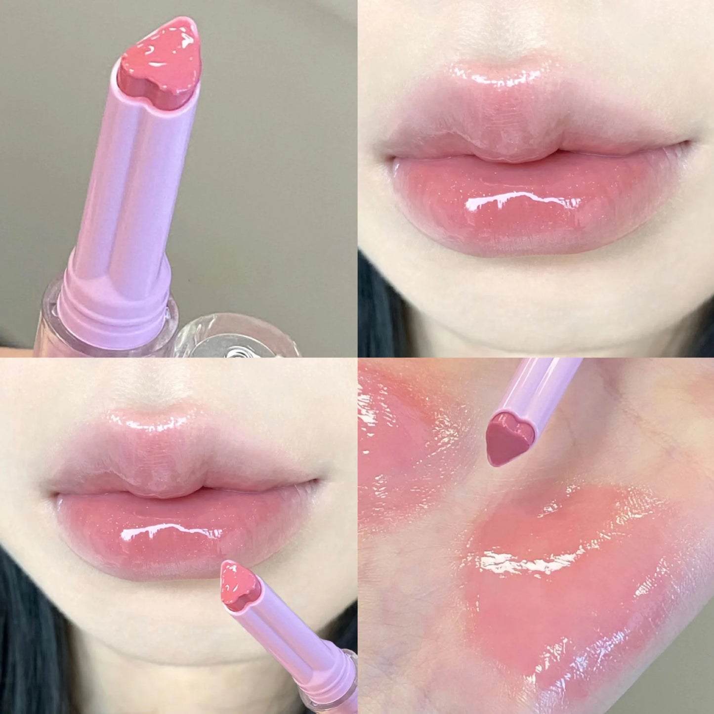 Brillo labial Gege Bear Garden Pink Rabbit: hidratante, duradero y resistente al agua.