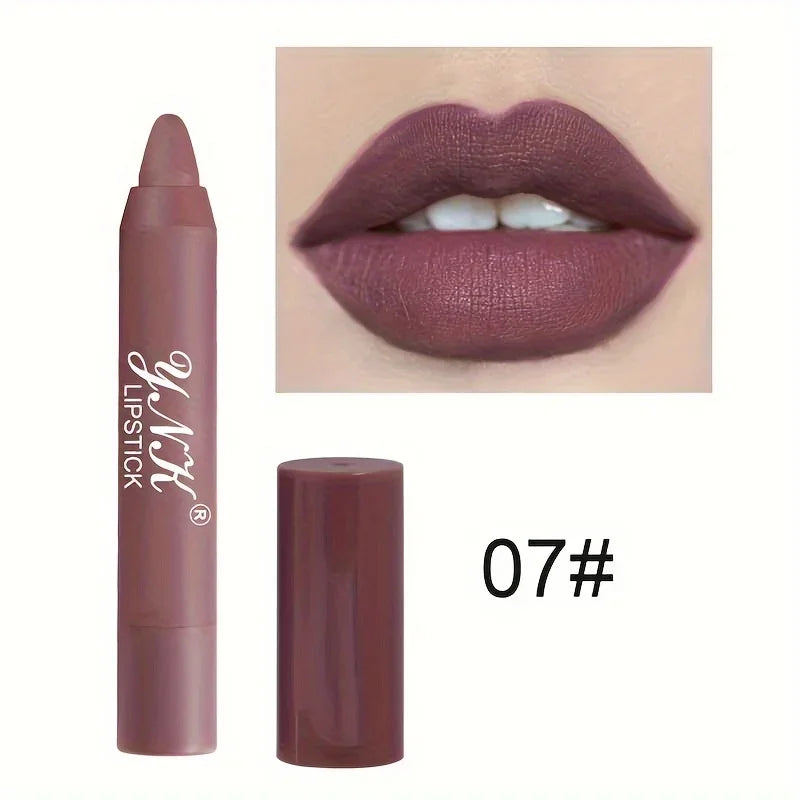 Lápiz labial mate LuxuryGlow Velvet | Tinte labial nude resistente al agua y de larga duración