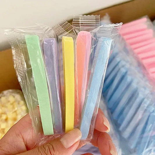 MIHJUSFDH 50 Pcs Compressed Face Cleansing Sponges – Reusable & Gentle Skin Exfoliation