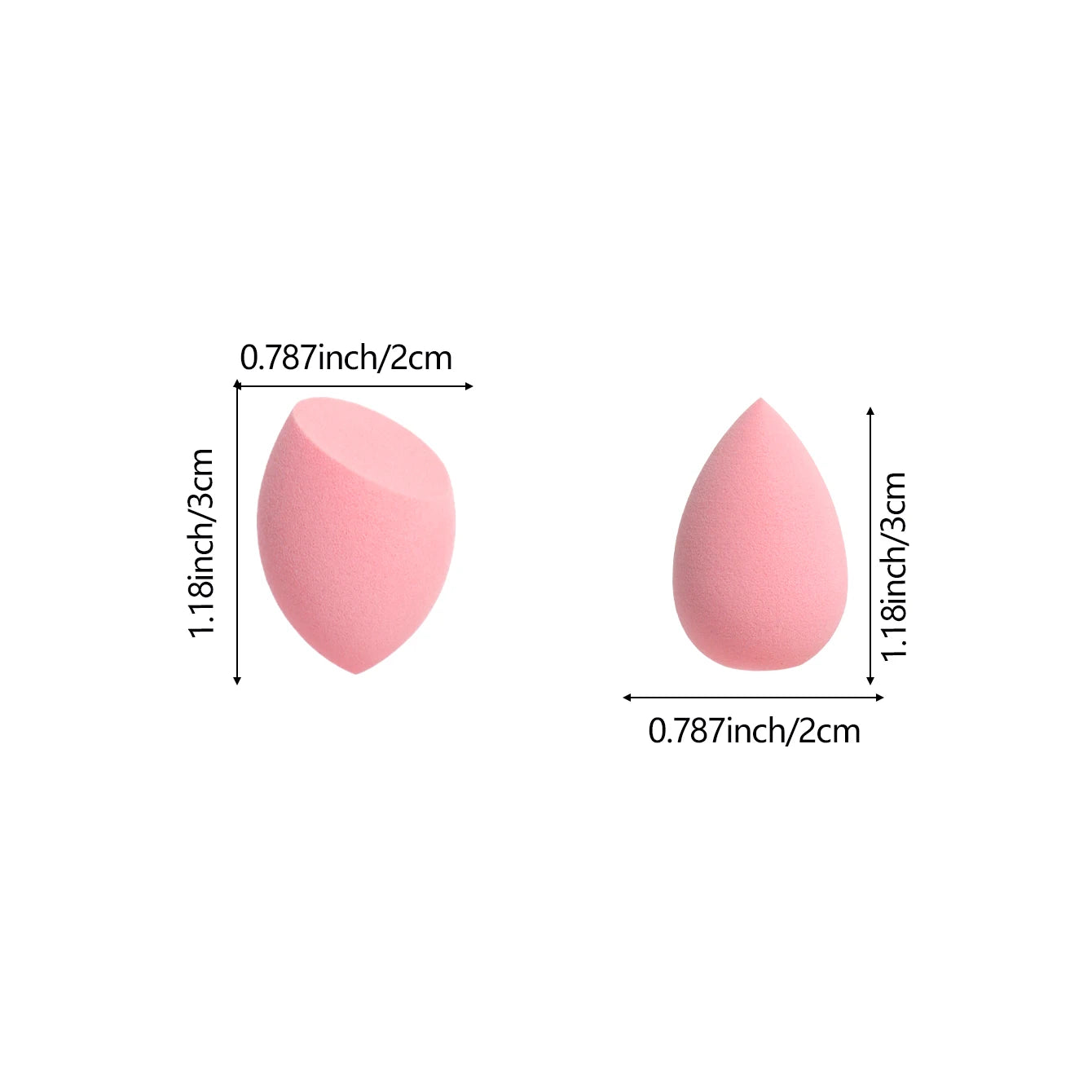 إسفنجات تجميل صغيرة من LuxuryGlow، 20 قطعة - إسفنجات مكياج دقيقة للكريم والبودرة