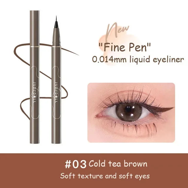 JUDYDOLL Ultra-Fine Waterproof Eyeliner – Smudge-Proof, Long-Lasting, Fast-Drying Liquid Pen