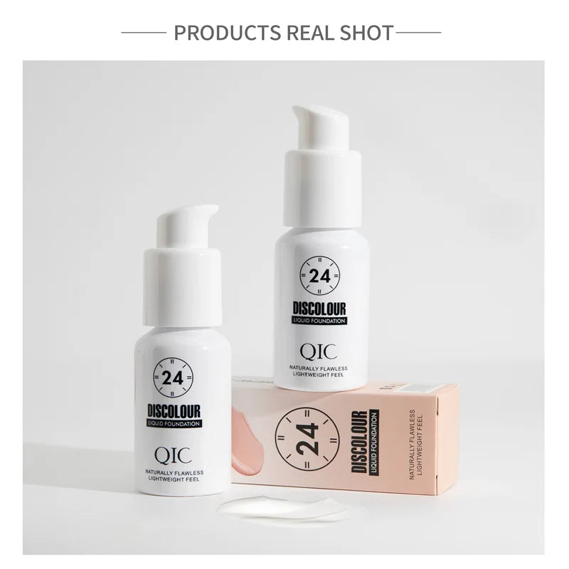 QIC Magic Color Changing Foundation – Long-Lasting, Hydrating, Matte Finish