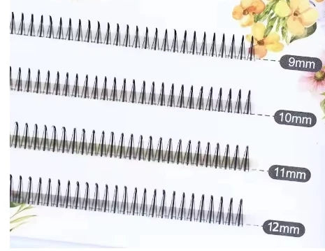 JPNPL MIAOJIE DIY False Eyelashes — Natural Fairy Cluster Lashes 8-12mm Mix