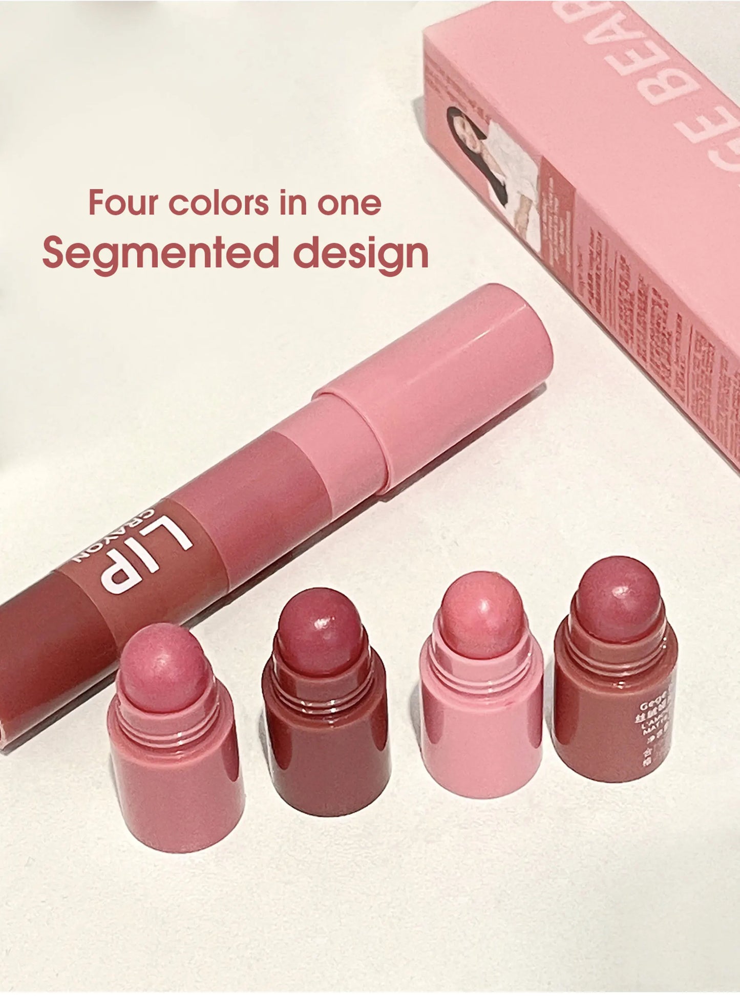 Lápiz labial LuxuryGlow Matte Velvet Mist de 4 colores: resistente al agua, duradero e hidratante.