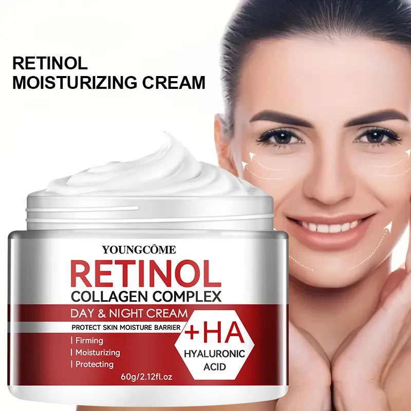YOUNGCOME Retinol Collagen Face Cream – Deep Hydration & Anti-Aging Moisturizer for Dry Skin