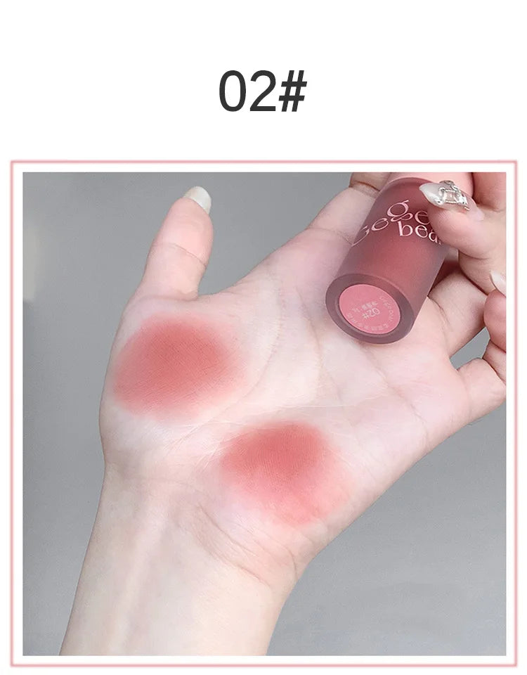 Crema de terciopelo 4 en 1 Gege Bear: lápiz labial, rubor, sombra de ojos y contorno