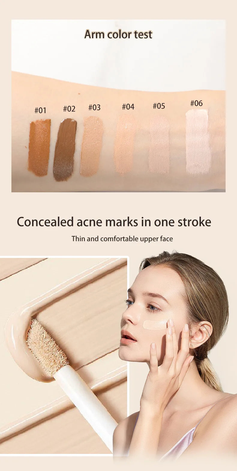 Corrector líquido MAXFINE: mate, cobertura total, resistente al agua y de larga duración.