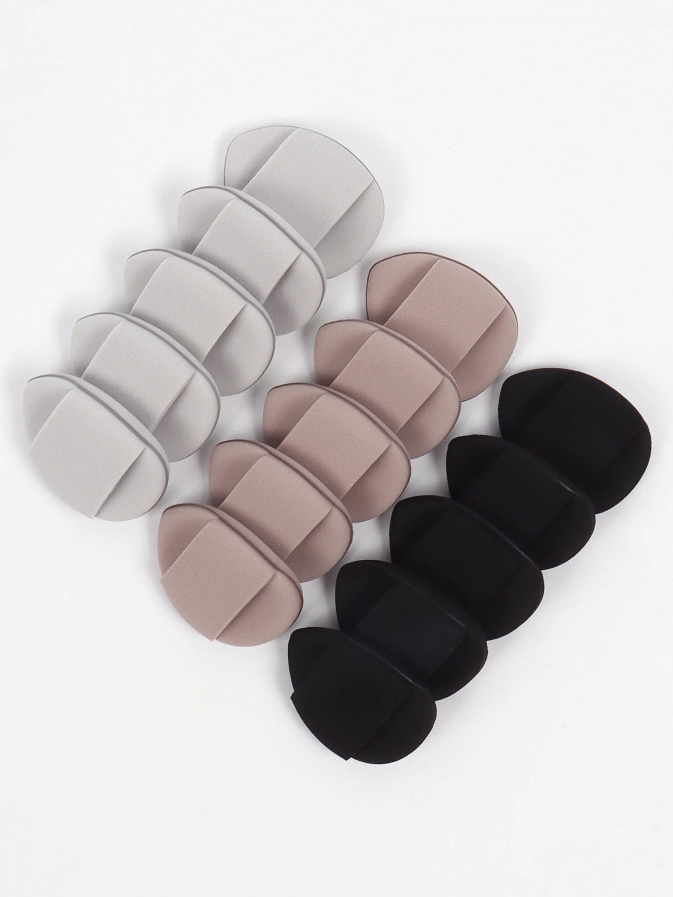 Esponjas de aire LuxuryGlow para dedos: herramienta de maquillaje suave, reutilizable e impecable